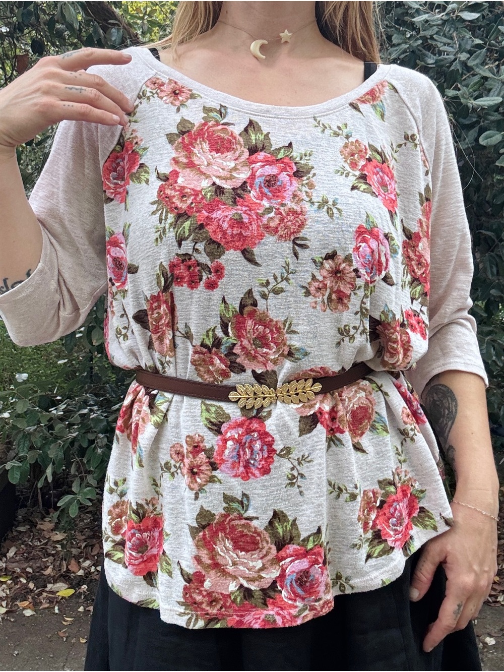 Feminine floral top